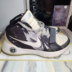 Men's Nike Zoom KD Trey 5 III PRM 749379-010 Grey Black White Shoes Size 9